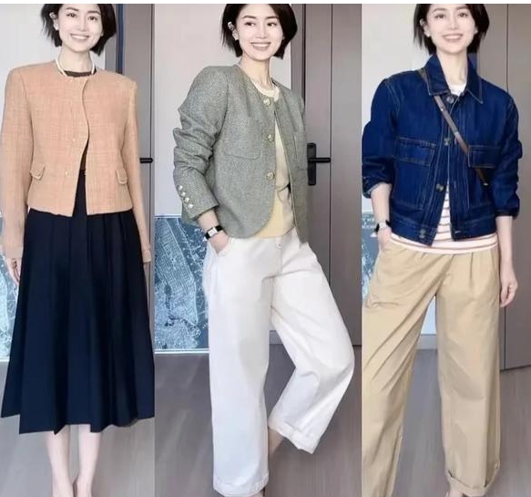 50+女人夏天别乱穿！针织衫+九分裤，优雅减龄还显高级